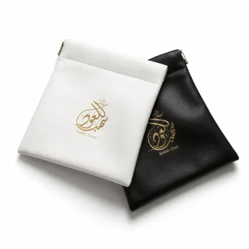 جراب جلد إيطالي فاخر لحفظ دهن العود فارغ