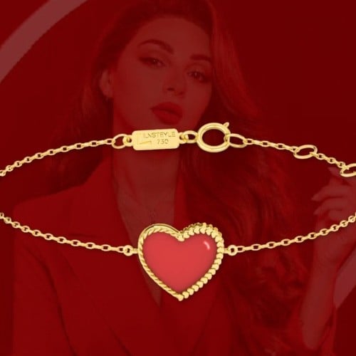 سوار قلب عيد الحب