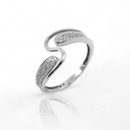 خاتم الماس تيفاني ابيض