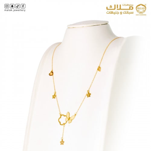 NEC005 ( قلادة عيار 21 الوزن التقريبي 1 جرام )