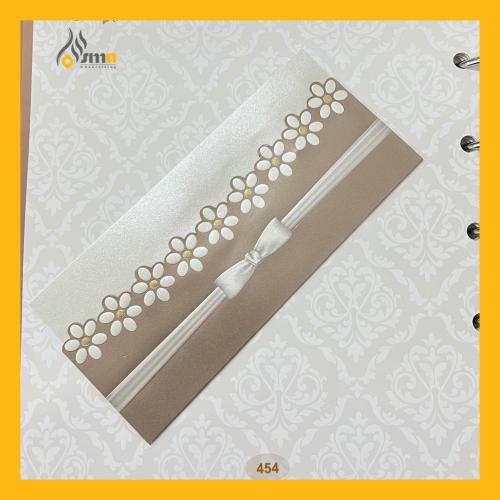 كروت زواج (100 حبة) رقم التصميم 454