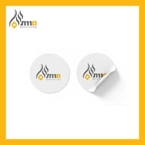 استيكرات 5*5 سم (عدد 2000)