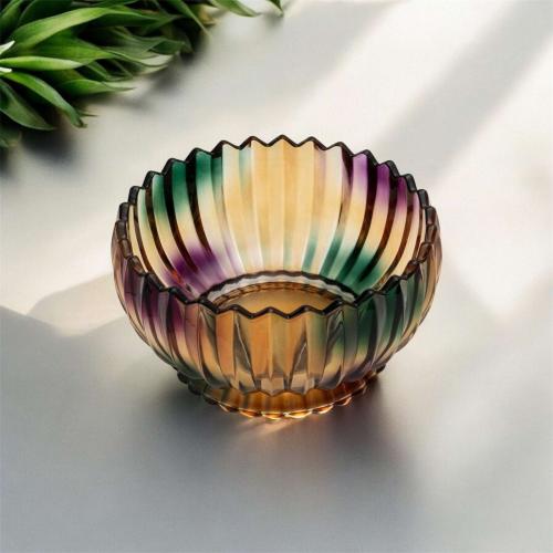 وعاء زجاجي صغير عميق ملون - ELITE