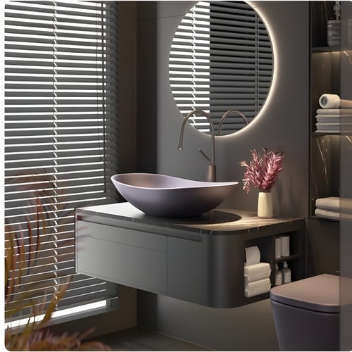 حوض الغسيل الفني Lavender Glow