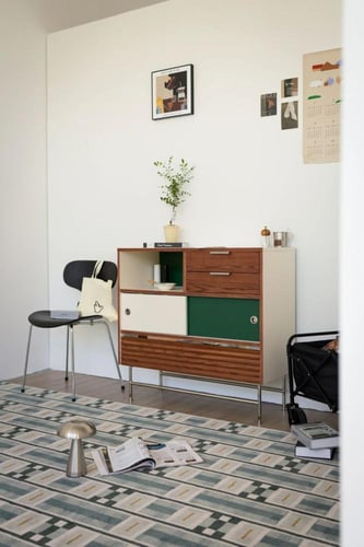 خزانة جانبية عتيقة الطراز – باوهاوس / تخزين متعدد...