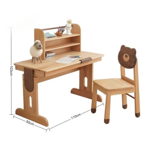 مكتب اطفال خشبي بسيط