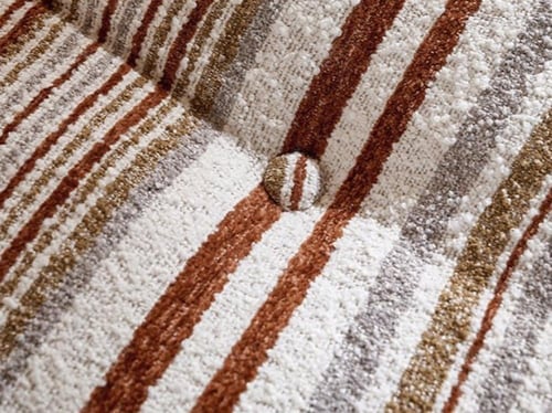 كرسي مفرد بوهيمي مع مسند للقدمين