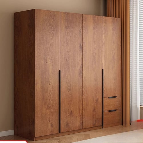 خزانة ملابس خشبية عملية وأنيقة