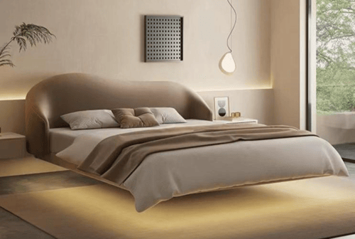 السرير المعلّق تصميم عصري وأناقة طافية