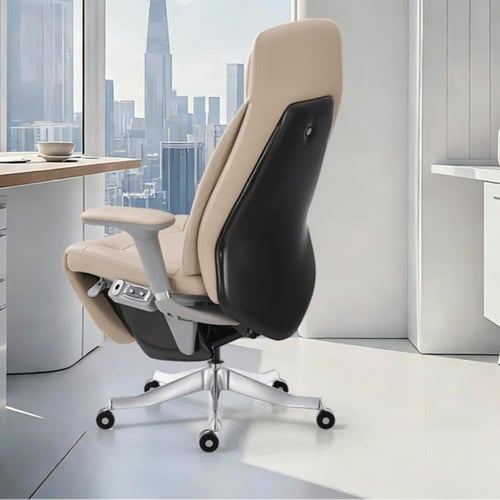 كرسي مكتب فاخر بتصميم مريح ودعم كامل للعمود الفقري