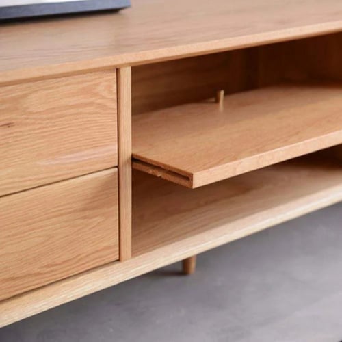 طاولة تلفزيون بتصميم بسيط