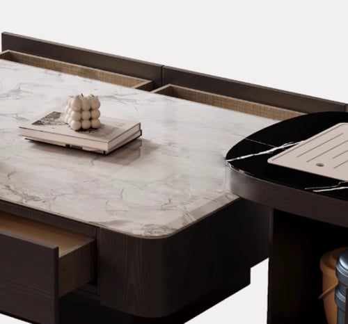 طاولة قهوه بتصميم بسيط