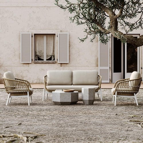 جلسة خارجية من خشب الساج