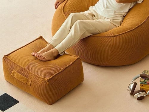 أريكة بين باج على الطراز الاسكندنافي – مقعد مريح ل...