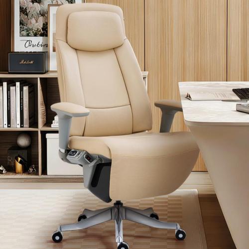 كرسي مكتب فاخر بتصميم مريح ودعم كامل للعمود الفقري