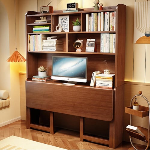 مكتب دراسي خشبي قابل للطي