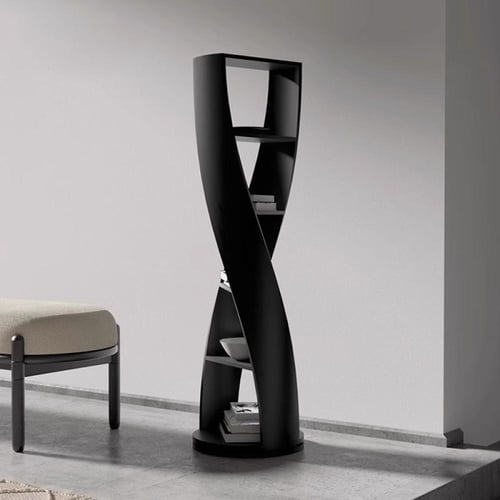 رف تخزين قائم على الأرض بتصميم إبداعي