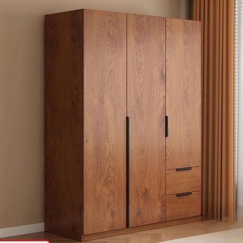 خزانة ملابس خشبية عملية وأنيقة