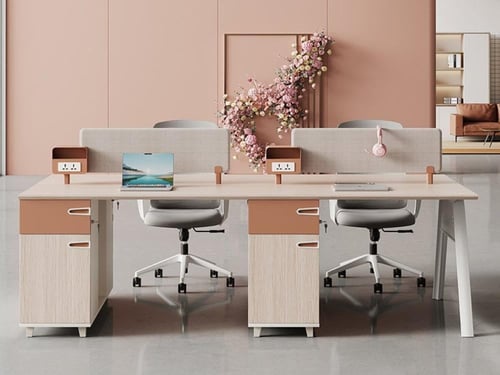 مكتب موظفين محطة عمل فاخر مع منفذ كهرباء – جزء من...