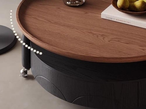 طقم طاولة قهوة وطاولة جانبية – تصميم عصري