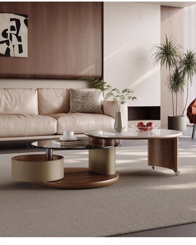 طاولة قهوة دوارة