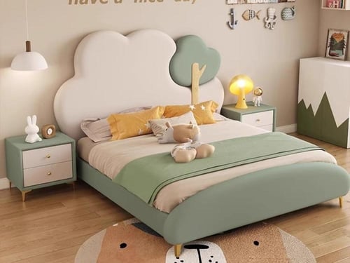 سرير أطفال بتصميم عصري آمن – راحة تشبه السحابة