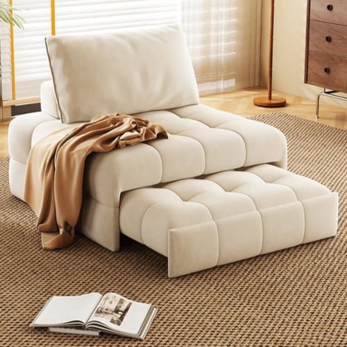 أريكة ناعمة قابلة للتمدد بتصميم عصري ومريح