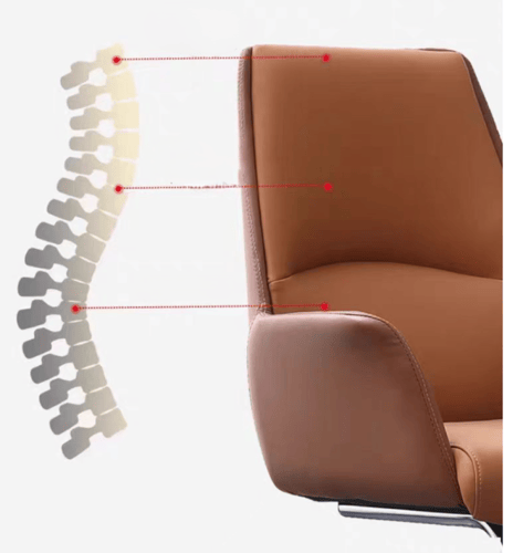 كرسي مكتبي بتصميم يوفر الراحة