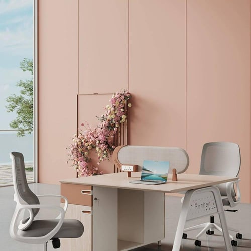 مكتب موظفين محطة عمل فاخر مع منفذ كهرباء – جزء من...