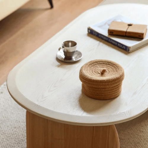 طاولة قهوة من الخشب الفاخر