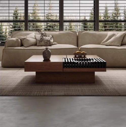 طاولة قهوه بتصميم فريد