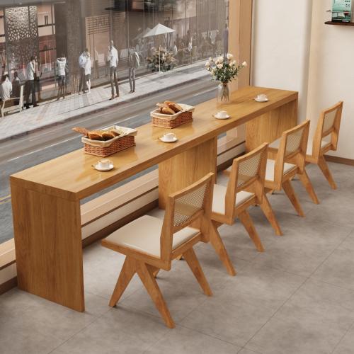 طاولة بار خشبية صلبة مثبتة على الحائط – تصميم نورد...