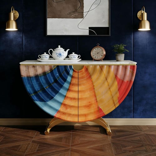 خزانة مدخل فاخرة بتصميم عصري أنيق