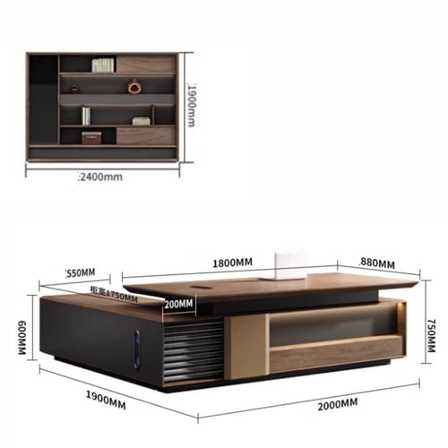 مكتب تنفيذي فاخر – تصميم عملي وأناقة احترافية