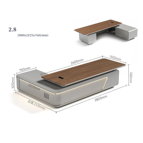 مكتب رئيسي بتصميم انيق