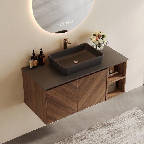 حوض غسيل خشبي