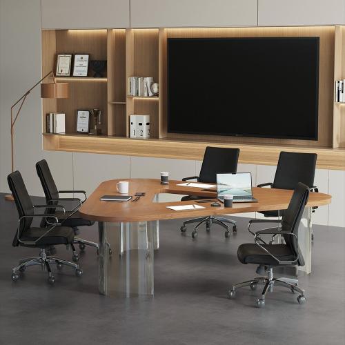 طاولة اجتماعات ثلاثية الجوانب – تصميم عصري لمساحات...