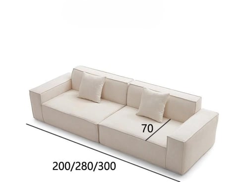 كنب من الفوم بتنقية حديثة بتصميم عصري