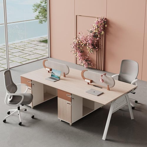 مكتب موظفين محطة عمل فاخر مع منفذ كهرباء – جزء من...