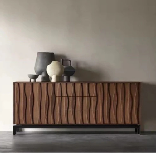 بوفيه خشبي عصري