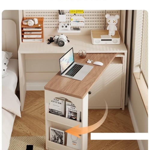 مكتب جديد موفر للمساحة للغرف الصغيرة