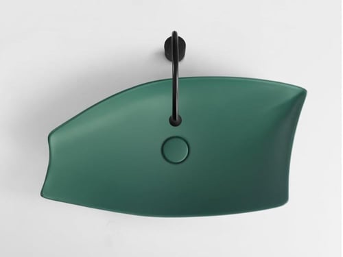 حوض سطح عمل إبداعي – تصميم سيراميكي فريد وغير منتظ...