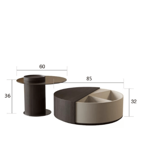 طاولة قهوة بتصميم عملي وأنيق