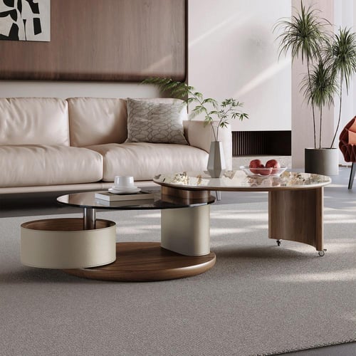 طاولة قهوة دوارة