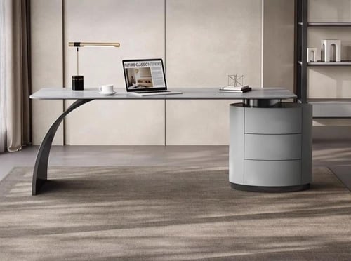 مكتب فاخر بتصميم رخامي