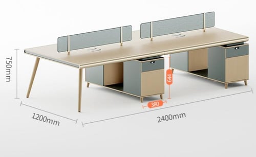 محطات عمل للموظفين بتصميم مودرن