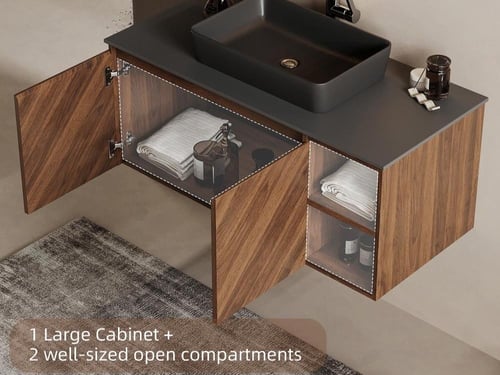 حوض غسيل خشبي