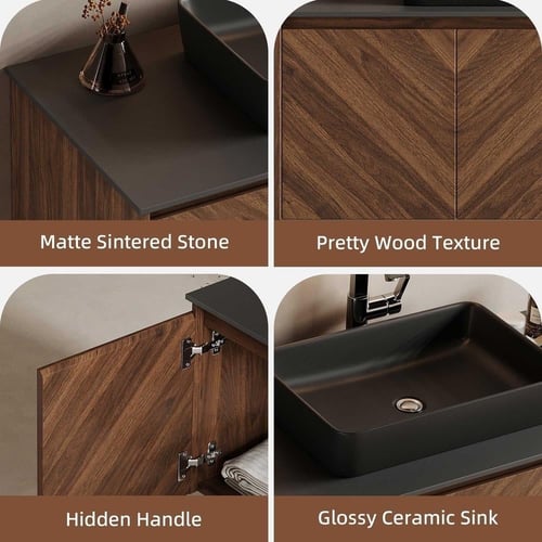 حوض غسيل خشبي