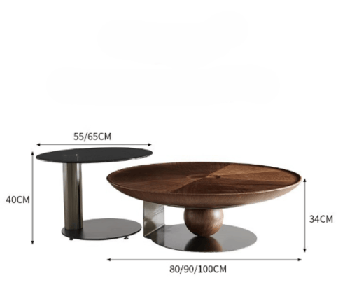 طاولة قهوه بتصميم بسيط