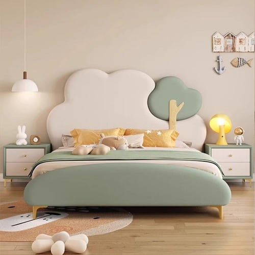 سرير أطفال بتصميم عصري آمن – راحة تشبه السحابة